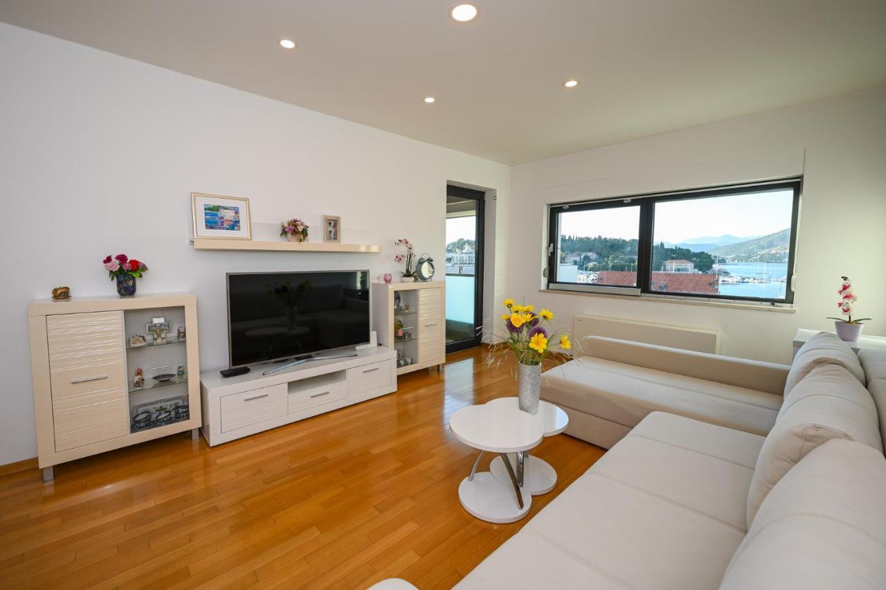 Sea View Porto With Secured Private Parking Apartment ดูบรอฟนิก ภายนอก รูปภาพ